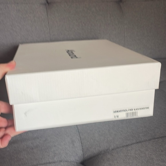 NIB Abound Black Rhinestone Heeled Booties 8 - Picture 7 of 7